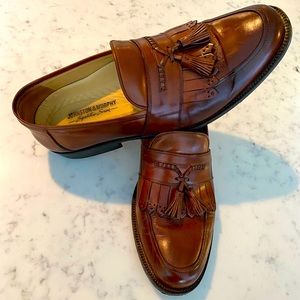 Johnston & Murphy 185$ XC4 Sz 11 M Signature Series Kiltie Tassel Loafer Italy